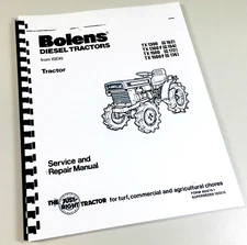 Bolens G152 G154 G172 G174 Tractor Service Repair Shop Manual Iseki Diesel Eng