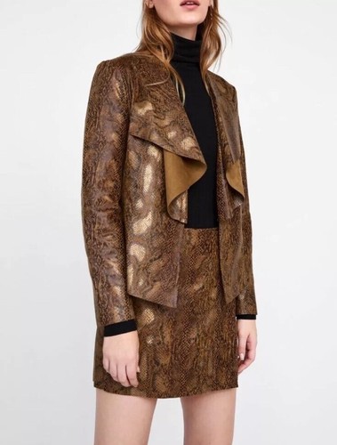 ZARA Limited Edition Animal Print Jacket - Picture 4 of 8