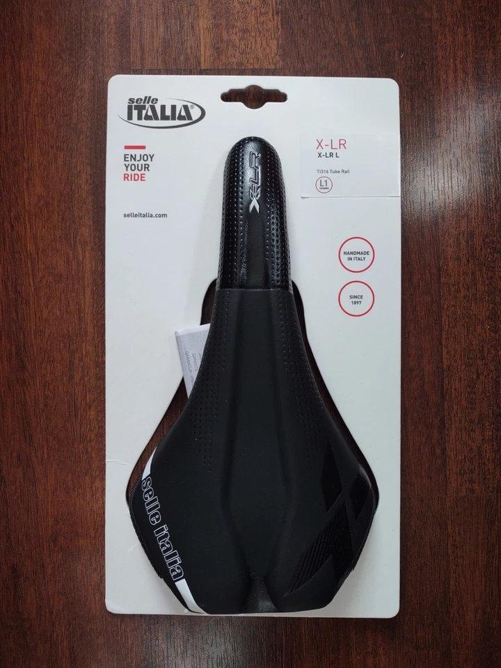 Sillín de bicicleta de montaña Selle Italia X-LR Race, rieles Ti 316, L1 - 145 mm de ancho Foto 2 de 4