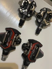 ATAC XC Carbon Mtn Bike Pedals Excellent! + Look X-track Pedals