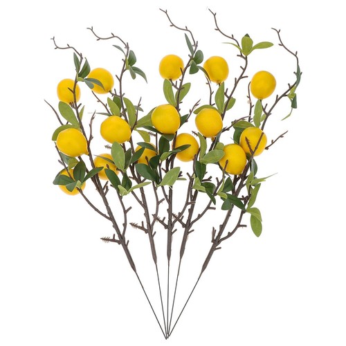 19.3inch Simulation Artificial Lemon Branches Fake Fruit Yellow Decoration fo... - Picture 5 of 7