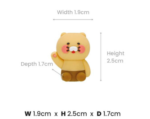 Kakao Friends R3 Golf Ball Tee Shot Edition Ryan Figure & Chunsik Figure - Picture 24 of 28