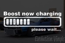 Boost Now Charging Sticker Decal V1 Die Cut Car Window Jdm Turbo Choose Size
