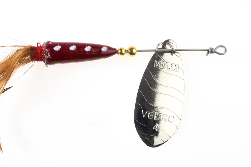 Cucchiaino RUBLEX VELTIC originale - Sora Fibreno Size 4 argento e rosso AZ348 - Immagine 2 di 4