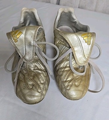 Adidas Predator Powerswerve Gold Soccer Cleats Limited Edition Mens/Boy Size 7.5