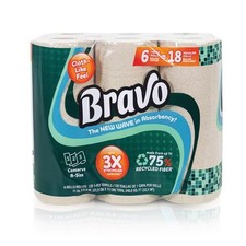 Make-A-Size Paper Towels - 6 Triple Rolls - 1-Ply - 129 Sheets