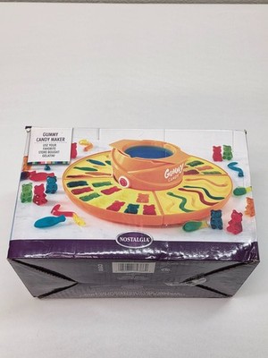 Nostalgia GCM600 Electric Giant Gummy Candy Maker Kit Molds & Melting Pots