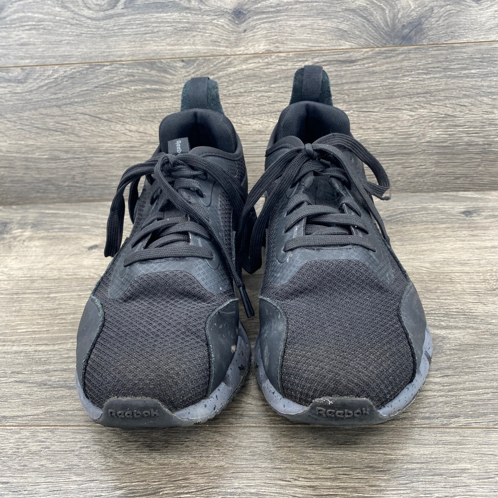 Reebok Zig Dynamica 3 Running Shoes Mens 9.5 Black Mesh Zigzag Sole image 2
