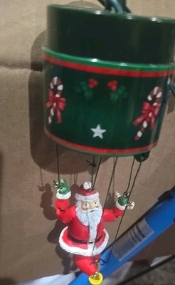 Vintage Kurt Adler Merry Marionettes Dancing Santa Claus Christmas Tree Ornament