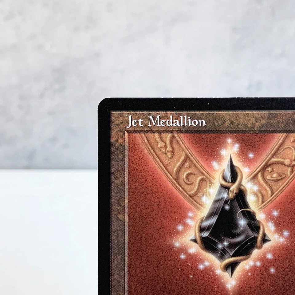 MTG Jet Medallion Tempest Rare Artifact Old Frame Black Spell Cost Reduction - Image 2 of 4