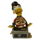 Disney Scrooge McDuck Resin Figurine Treasure Chest Gold Coins