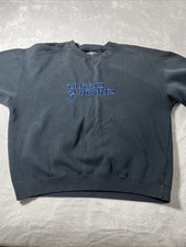 Vintage Guess Jeans Men  s Crewneck Sweatshirt Size Medium Black/dark Navy Blue