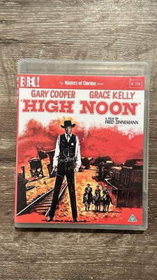 #ad High Noon OOP Region B Blu Ray Eureka Masters of Cinema UK Import with Booklet $11.99