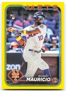 🔥 2024 Topps #224 Ronny Mauricio Yellow