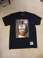 Mitchell Ness Allen Iverson T Shirt Men's Medium NBA Draft Philadelphia 76ers