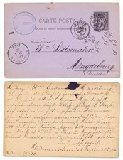 130561 - Ganzsache - Postkarte - Le Havre 29.1.1880 nach Magdeburg