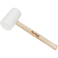 Image of BlueSpot Tools White Rubber Mallet 454g (16oz)