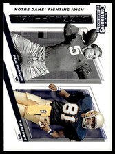 2019 Panini Contenders Draft Picks Paul Hornung / Tim Brown #13 Connections