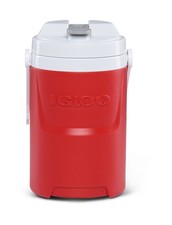 1/2 Gallon Sports Beverage Plastic Jug W/ Hooks Red