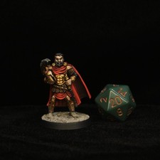 DND Human Male Knight Painted Miniature D D Pathfinder RPG Paladin Warrior Metal