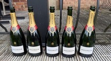 Set of 5 x Bollinger Empty Champagne Bottles 750ml/ upcycle 