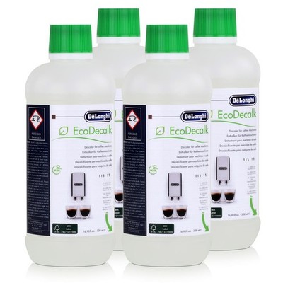 Delonghi EcoDecalk DLSC 500 Entkalker für Kaffeevollautomaten 500ml (4er Pack)