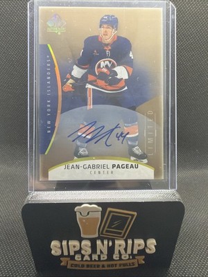 2025-26 SP Authentic Limited Auto Jean-Gabriel Pageau Auto #64 New York