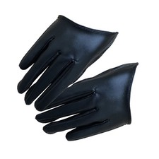 PU Finger Gloves Half for Women Banquet Dance Wedding Events