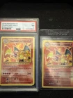 Pokémon Charizard Evolutions 11/108 Holo PSA7 and Reverse Holo Charzard Ungraded