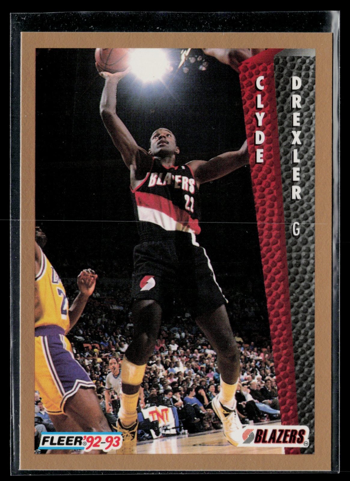 Clyde Drexler - 1992 Fleer #186 - Trail Blazers
