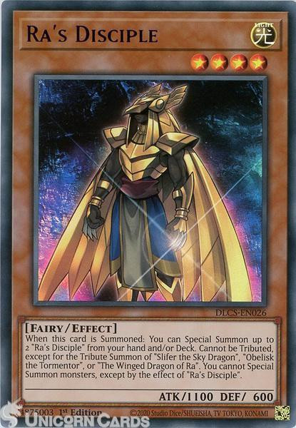 DLCS-EN026 Ra's Disciple : Purple : Ultra Rare 1st Edition Mint YuGiOh Card