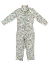 Lee Workwear Womens Size XL Service Union-All Floral Print Coveralls Cottagecore