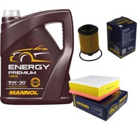 SCT Inspektionspaket 5L Mannol Energy 5W-30 FüR Opel Corsa D 1.3 Cdti Meriva B