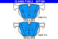 Bremsbelagsatz FÜR BMW 7 (E65, E66, E67) - ATE 13.0460-7168.2