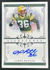 2025 Panini National Treasures Signatures #SIG-LBR LeRoy Butler Auto /99