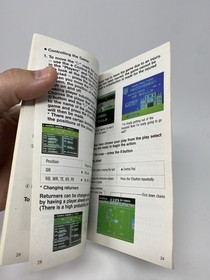 Tecmo Super bowl Nintendo NES Authentic Instruction Manual Booklet Only