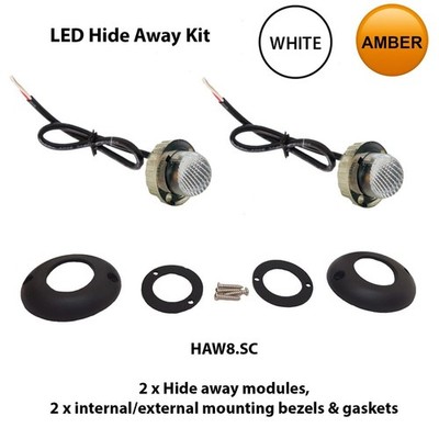 Blinkende VERSTECKLICHTER LED Lichtleiste Recovery Strobe R65 Leuchtfeuer 12V 24V