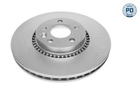 2X Meyle Bremsscheibe MEYLE-PD: Advanced Performance And Design. 583 521 0004/PD