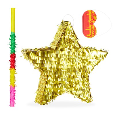 Tlg. pinata set stern bunt leicht Pinata Set Stern Stern Piñata Kinder Piñata