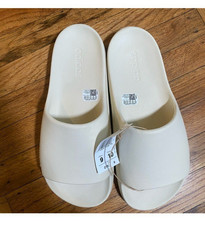 US 9 Men/10 Women adidas Adilette Lumia Cloudfoam Slides Sandals Slippers White