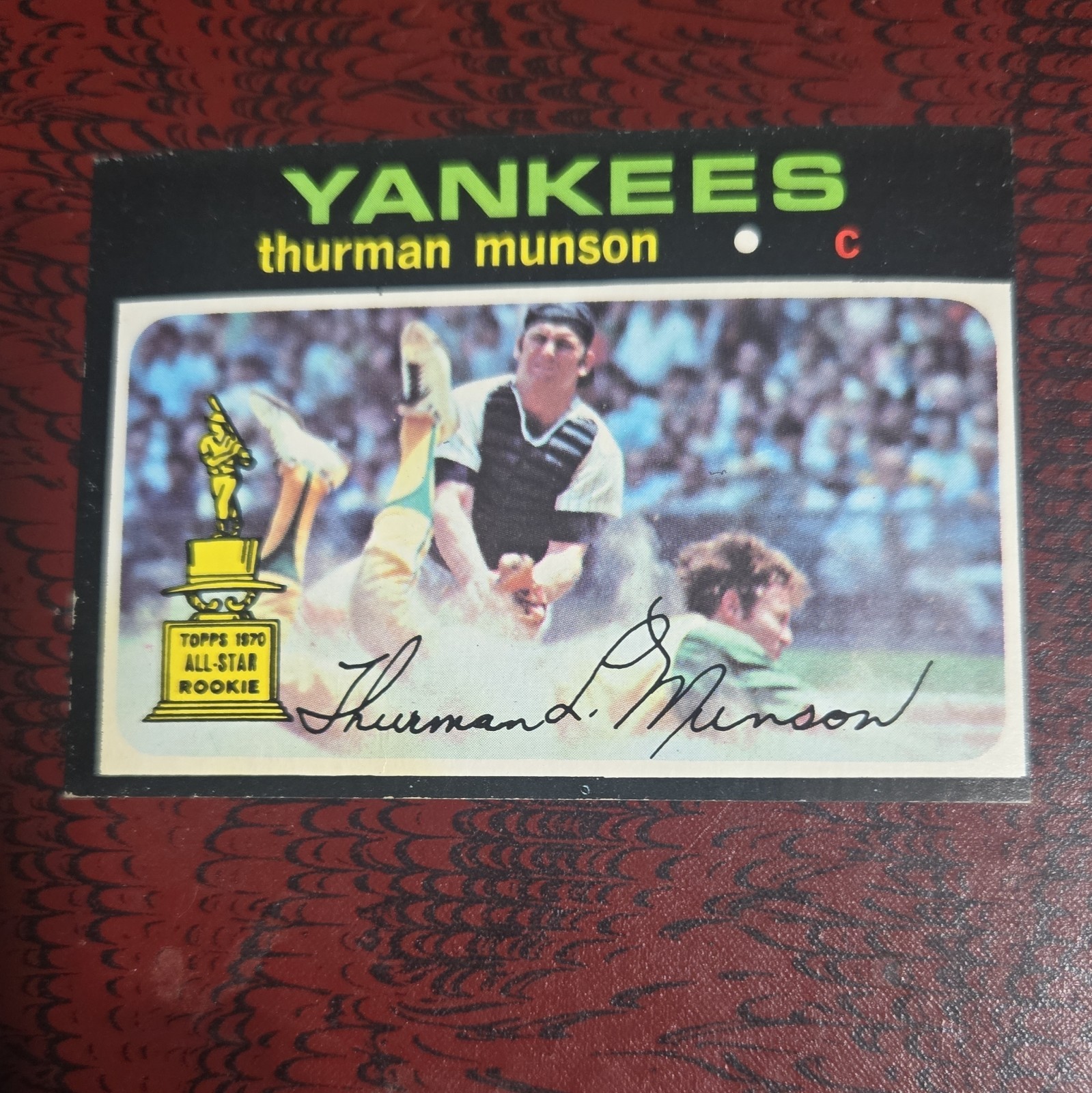 Topps 1971 Topps Thurman Munson #5 New York Yankees Baseball All-Star RC
