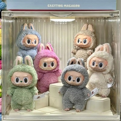 Original POP MART Labubu The Monsters Exciting Macaron Series Lychee Soymilk ...