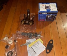 Moen 84437ORB Monticello Two-handle Low Arc Bathroom Faucet in Oil Rubbed Bronze