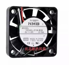 NMB 1604KL-01W-B39 4010 5V 0.10A 4CM 3-Wire Dual Ball Cooling Fan