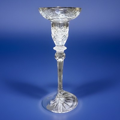 Rogaska Candle Holder 8  Cut Crystal Elegant Romantic Dinner Glass Tableware
