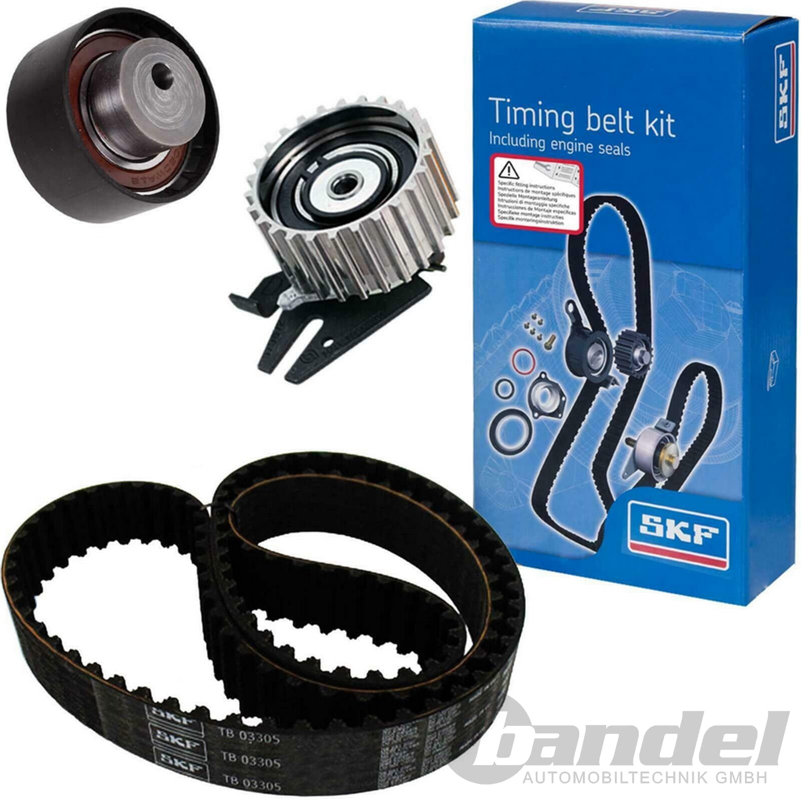 Skf ZAHNRIEMEN-SATZ FüR 1.9 Jtdm Multijet Alfa 159 (939) Fiat Croma Punto (199)-image