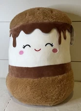 Original Carmelita FuzzAMallows By Squishmallow Plush S'more 12" Easter Gift