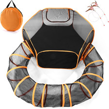 Large Pet Tunnel Cat, Foldable Small Animal Playpen Outdoor Cat Enclosure Tunnel
