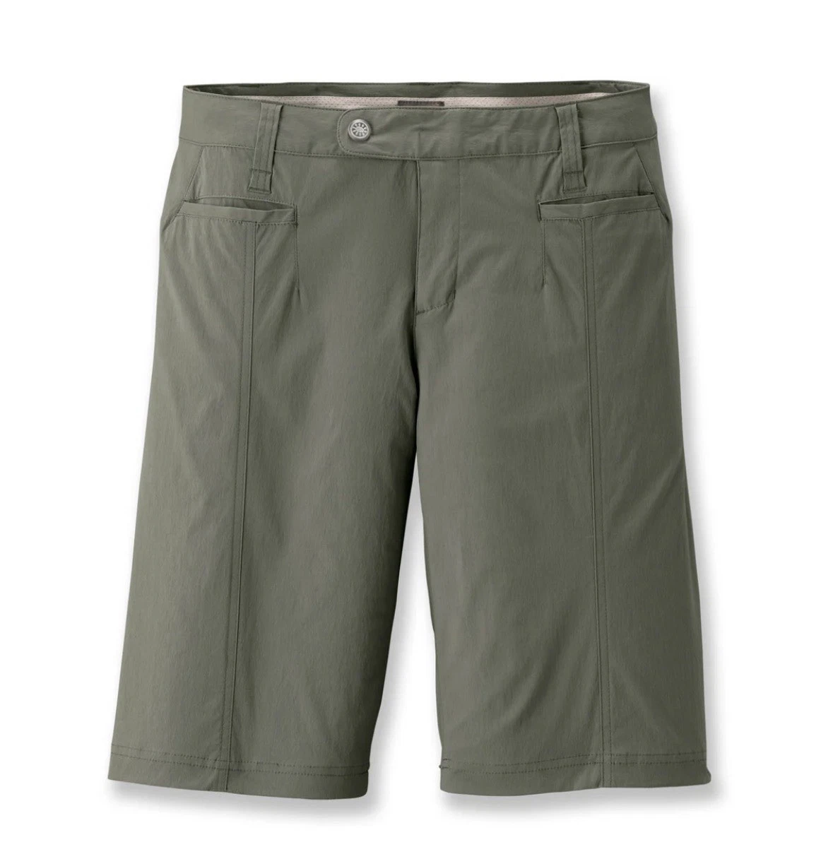 NWT ROYAL ROBBINS Discovery Bermuda 12” Shorts Everglades Green Nylon Women’s 14