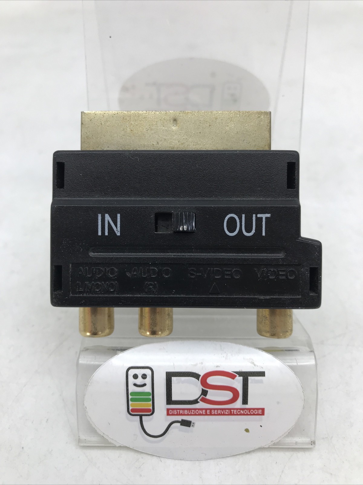 ADATTATORE SCART/RCA/S-VIDEO, IN/OUT USATA